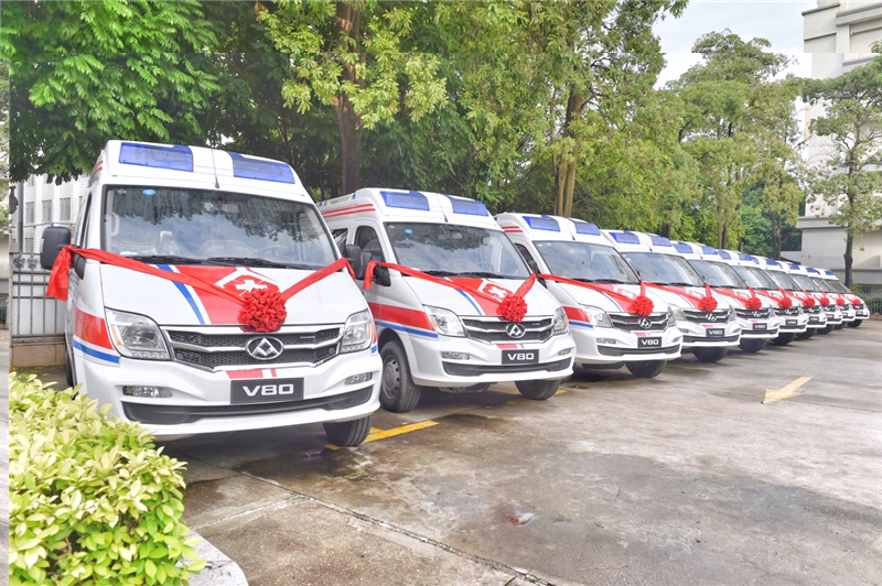 SAIC Motor donates ambulances to Guangxi and Shaanxi
