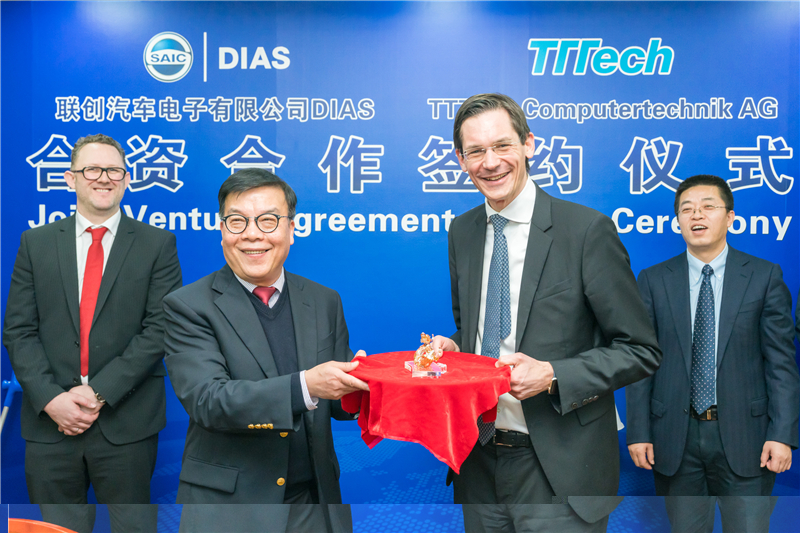 SAIC and TTTech set up joint venture for intelligent driving